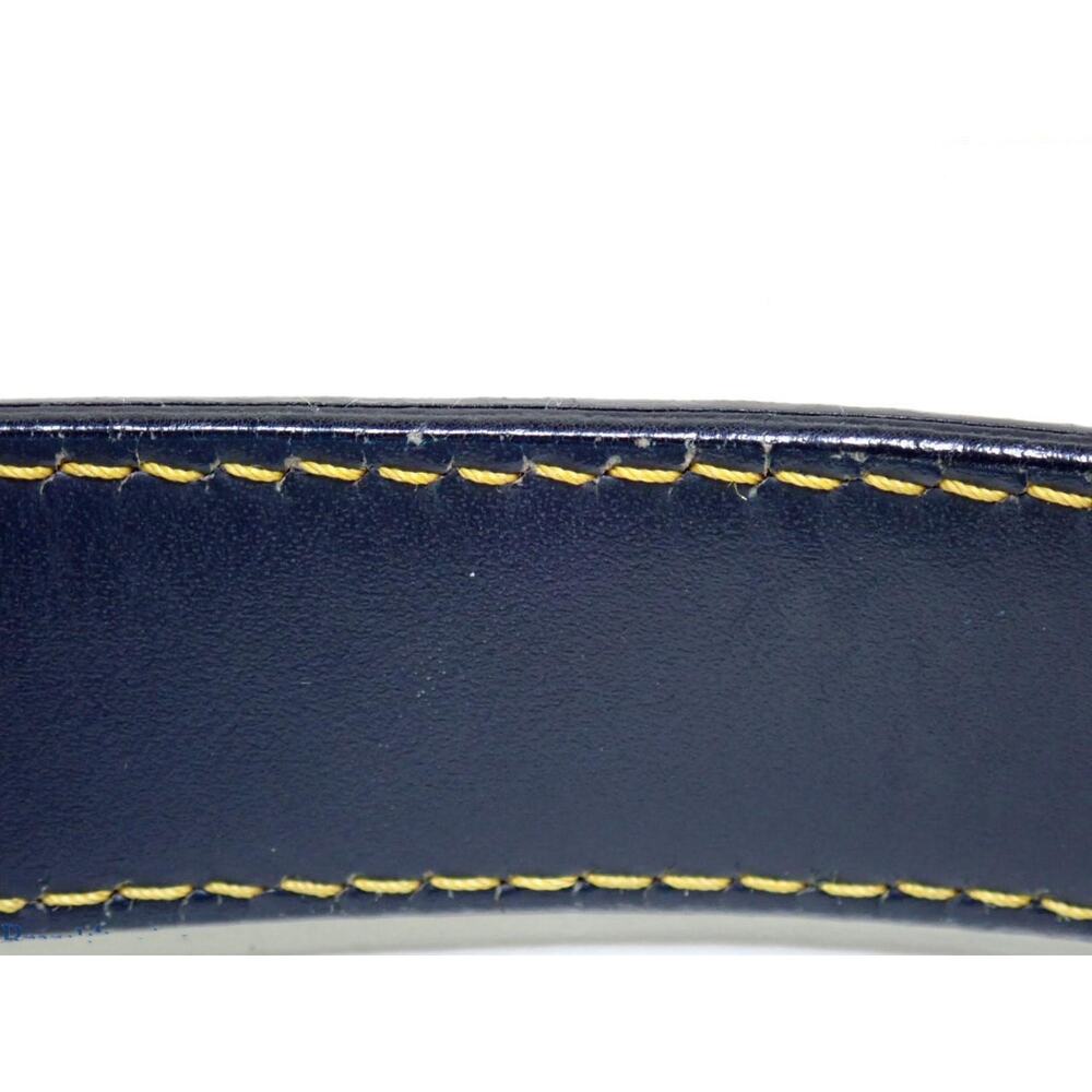 Christian Dior Saddle Bag Vintage Trotter Blue Diorissimo Shoulder Purse Oblique - Picture 13 of 15